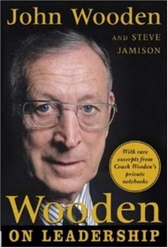 Book cover: Wooden On Leadership